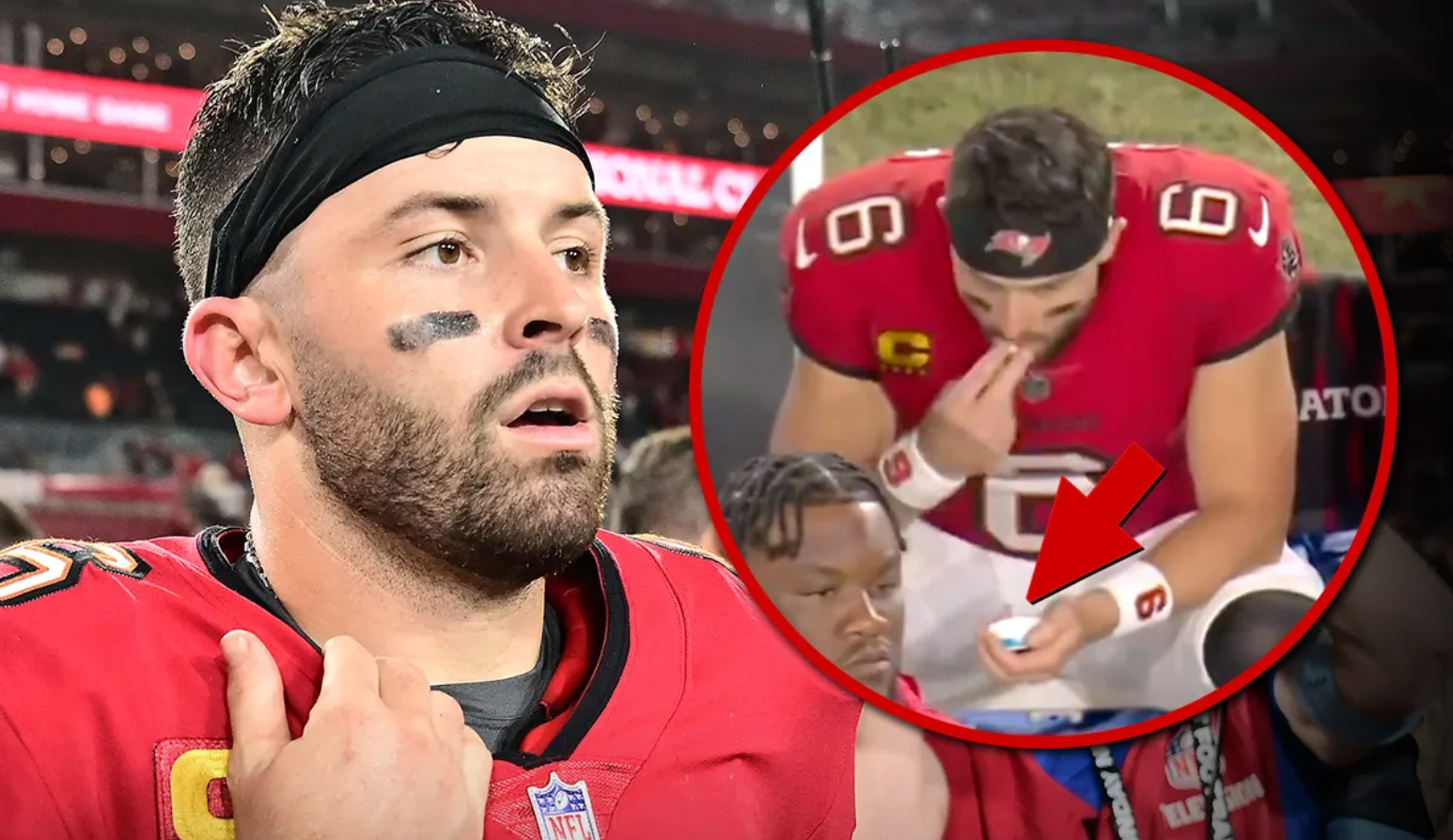 does baker mayfield smoke cigarettes The and ZYN nicotine pouches controversy, explained Baker Mayfield AKA Booger from