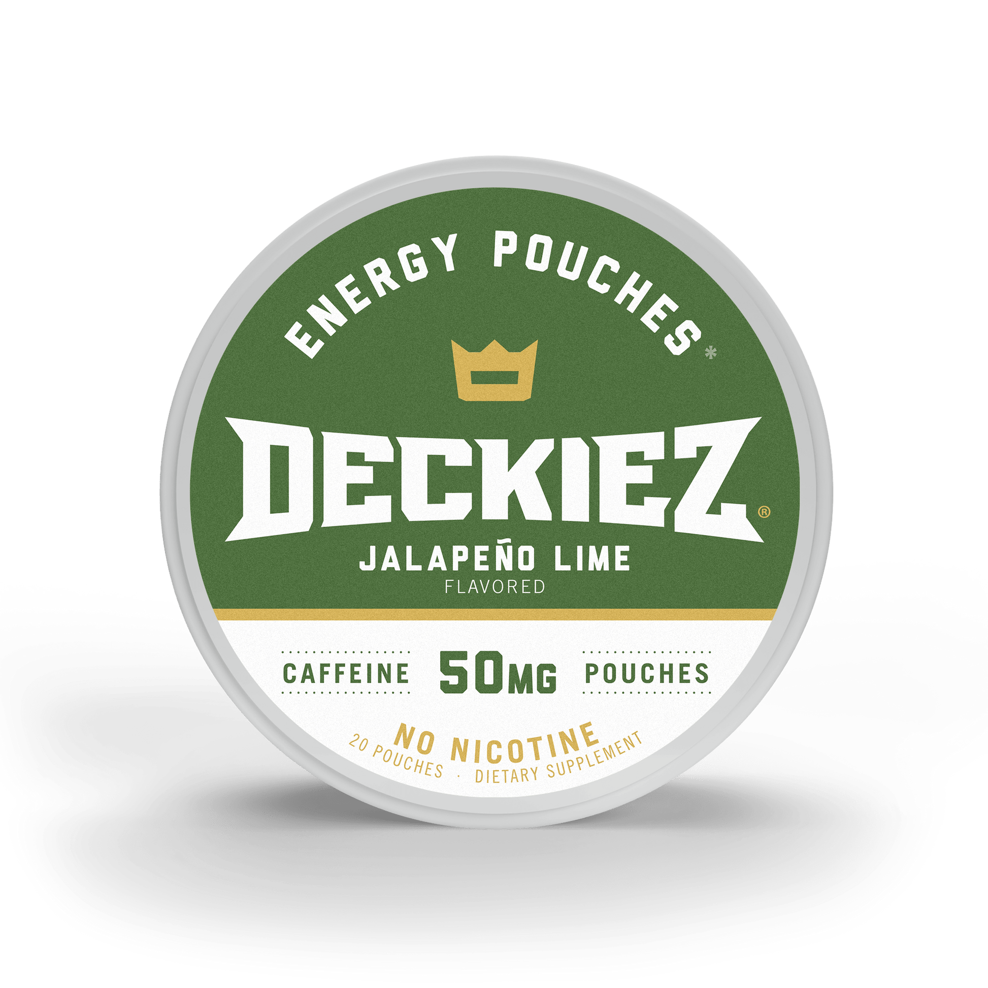 Deckiez Jalapeño Lime Flavored Caffeine Pouches - Deckiez