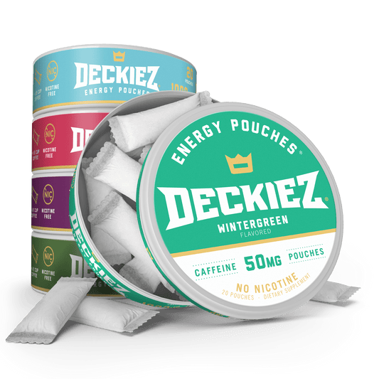 Deckiez Sample Variety 5 - Pack Flavored Caffeine Pouches - Deckiez