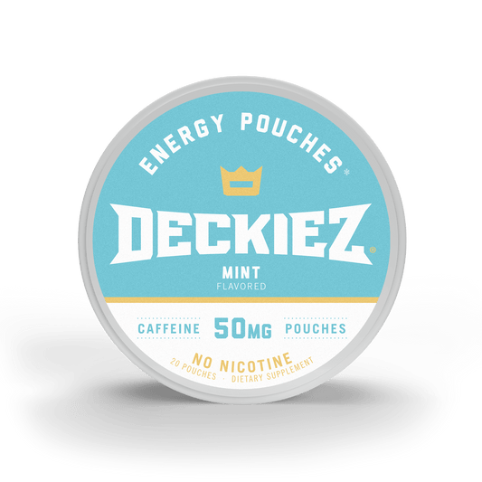 NEW Deckiez Mint Flavored Caffeine Pouches - Deckiez