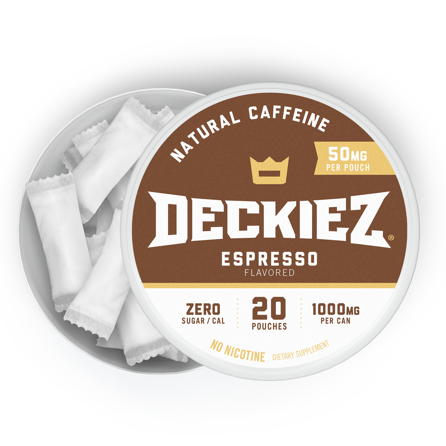 Deckiez Espresso Flavored Caffeine Pouches