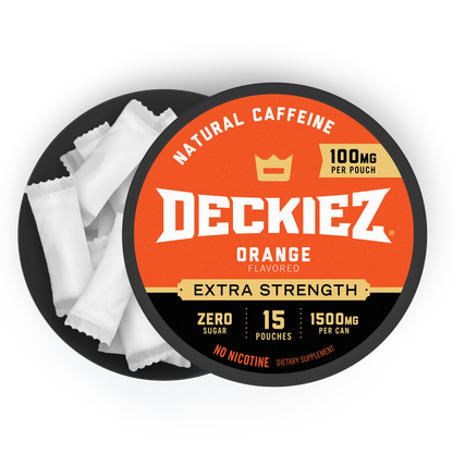 Deckiez Orange Flavored Caffeine Pouches