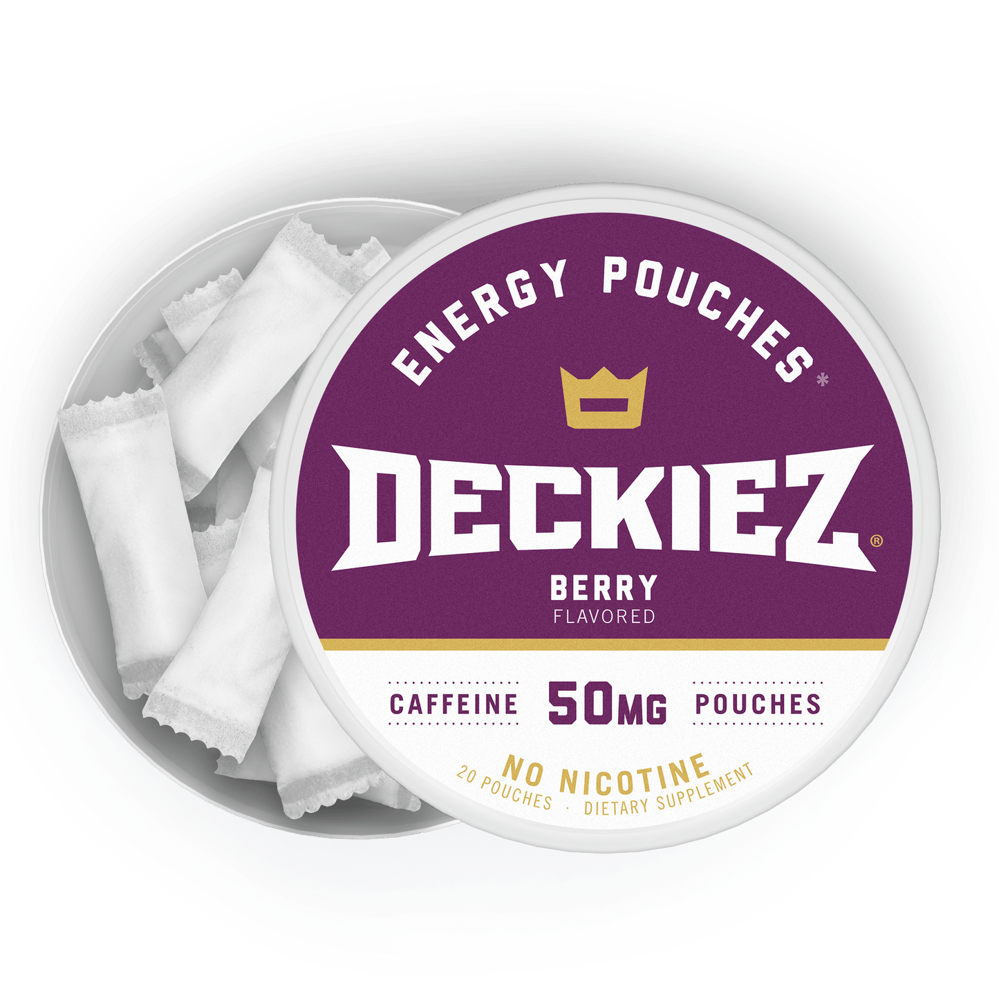 Deckiez Berry Flavored Caffeine Pouches - Deckiez