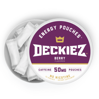 Deckiez Berry Flavored Caffeine Pouches - Deckiez