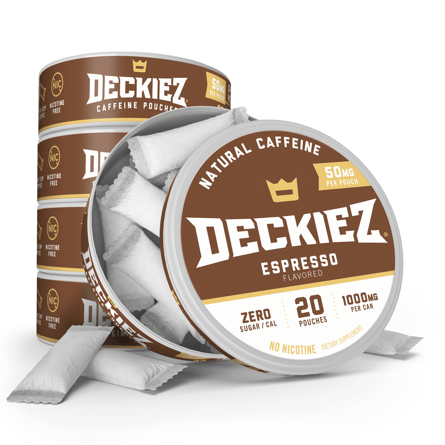 Deckiez Espresso Flavored Caffeine Pouches - Deckiez