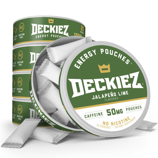 Deckiez Jalapeño Lime Flavored Caffeine Pouches - Deckiez