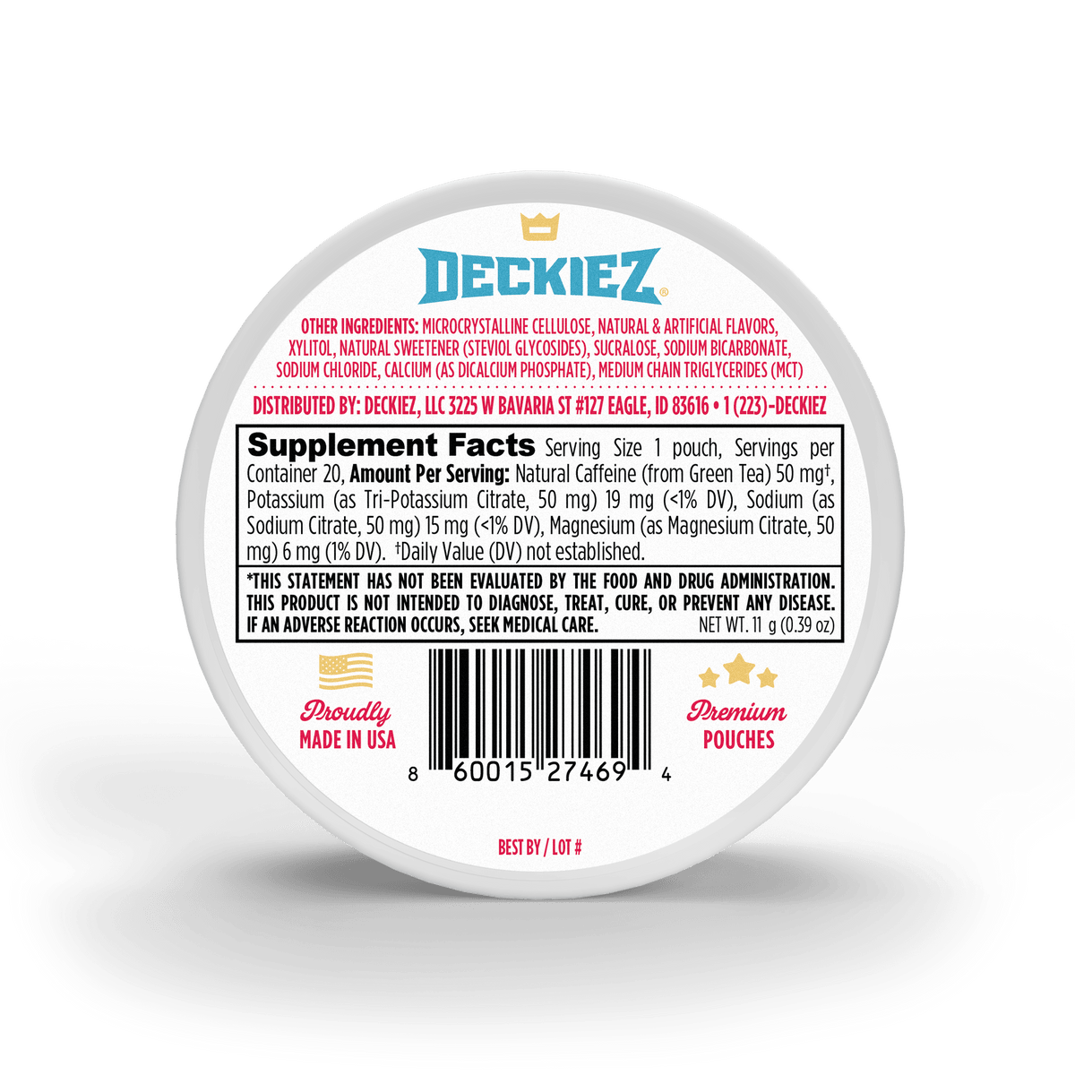 Deckiez New Watermelon Mint Hydration Pouches - Deckiez