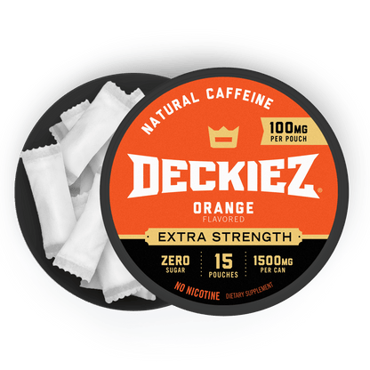 Deckiez Orange Flavored Caffeine Pouches - Deckiez