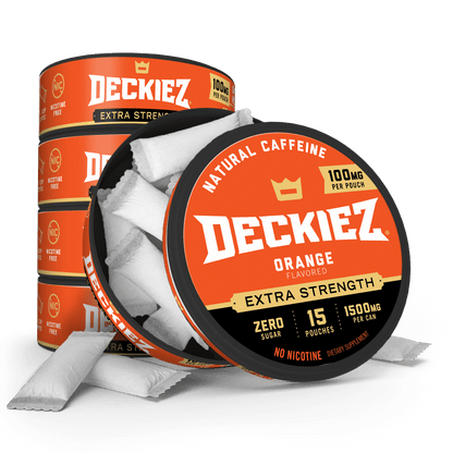 Deckiez Orange Flavored Caffeine Pouches - Deckiez