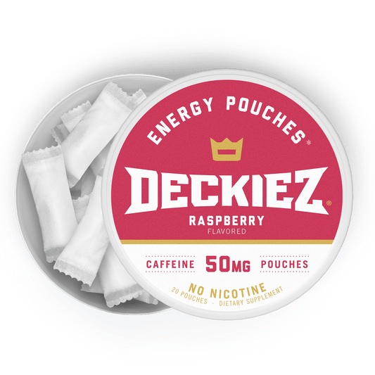 Deckiez Raspberry Flavored Caffeine Pouches - Deckiez