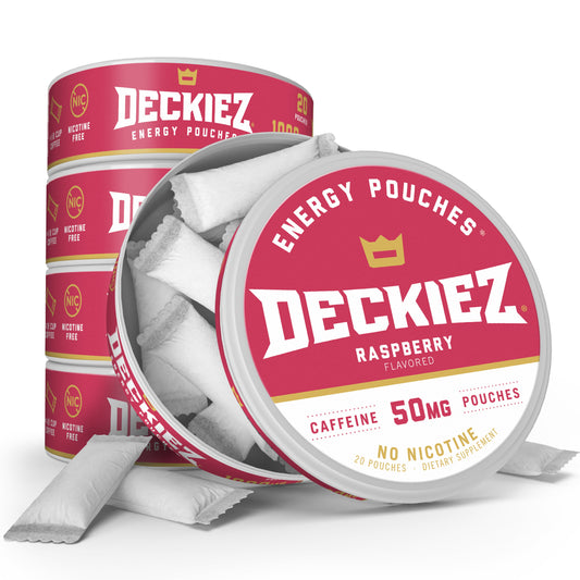 Deckiez Raspberry Flavored Caffeine Pouches - Deckiez