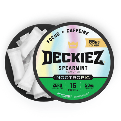 Deckiez Spearmint Flavored Caffeine Pouches - Deckiez