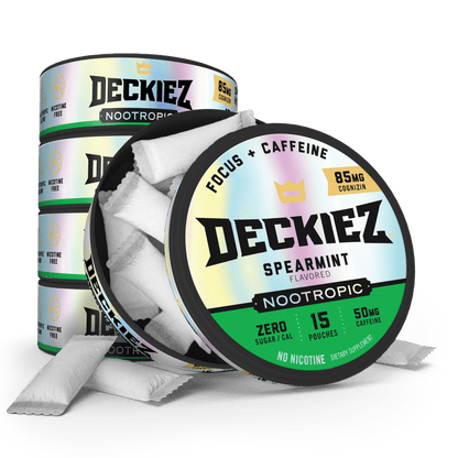 Deckiez Spearmint Flavored Caffeine Pouches - Deckiez