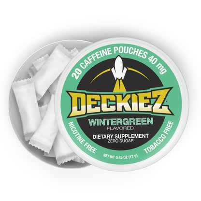 Deckiez Wintergreen Caffeine Pouches - Deckiez