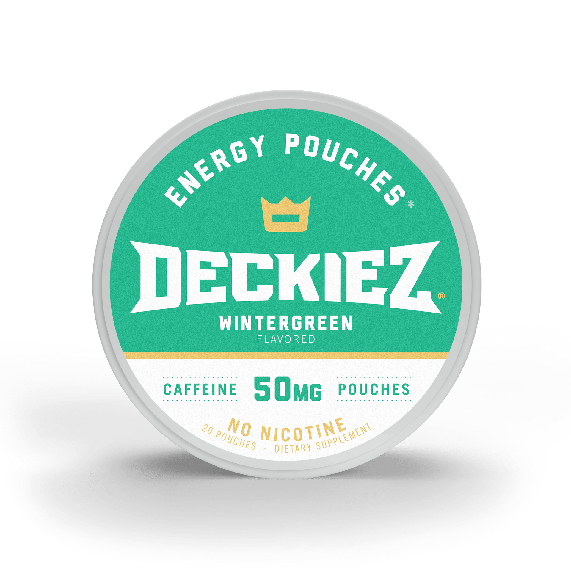 Deckiez Wintergreen Caffeine Pouches - Energy Boosting Wintergreen